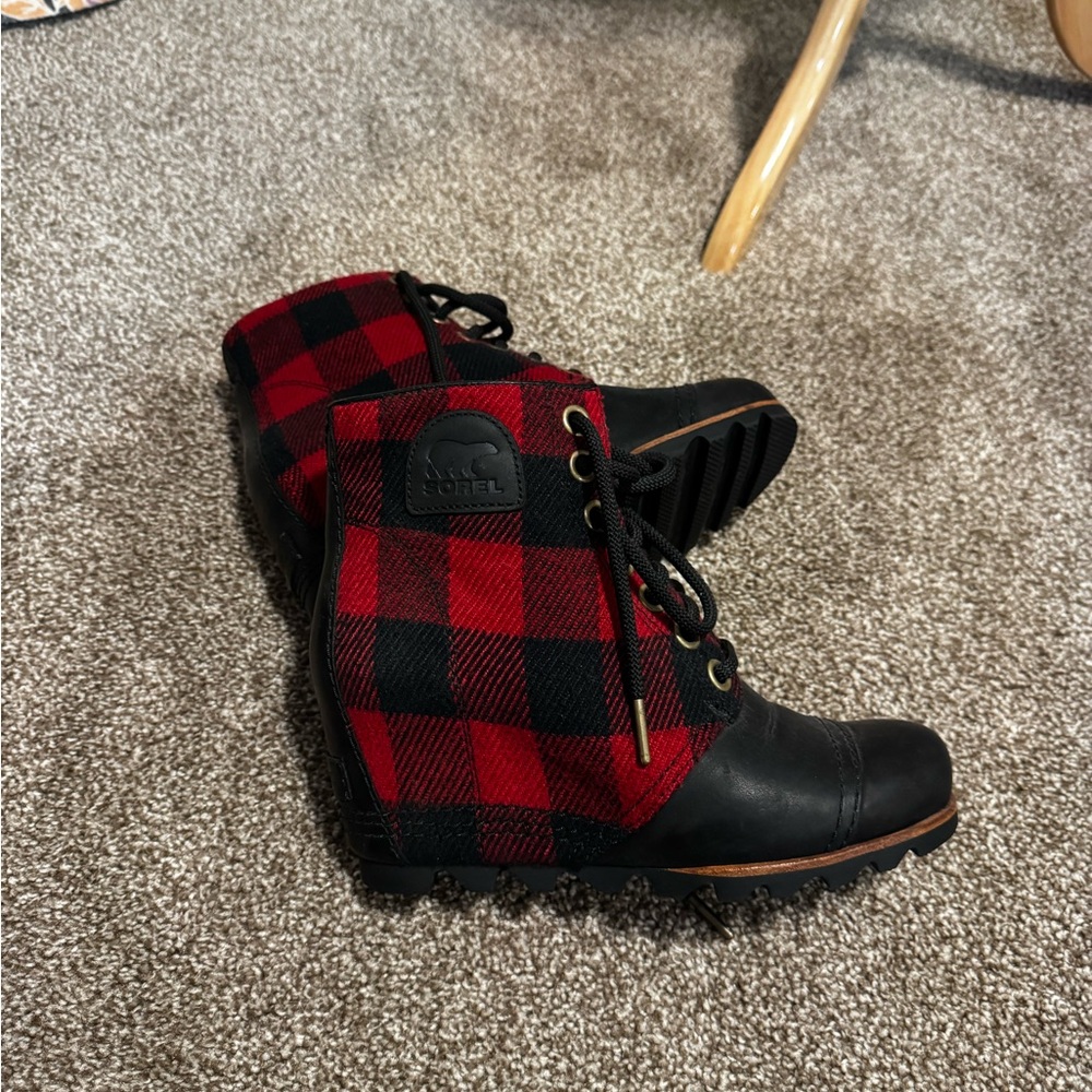 Sorel “Portland” Waterproof Wedge Booties